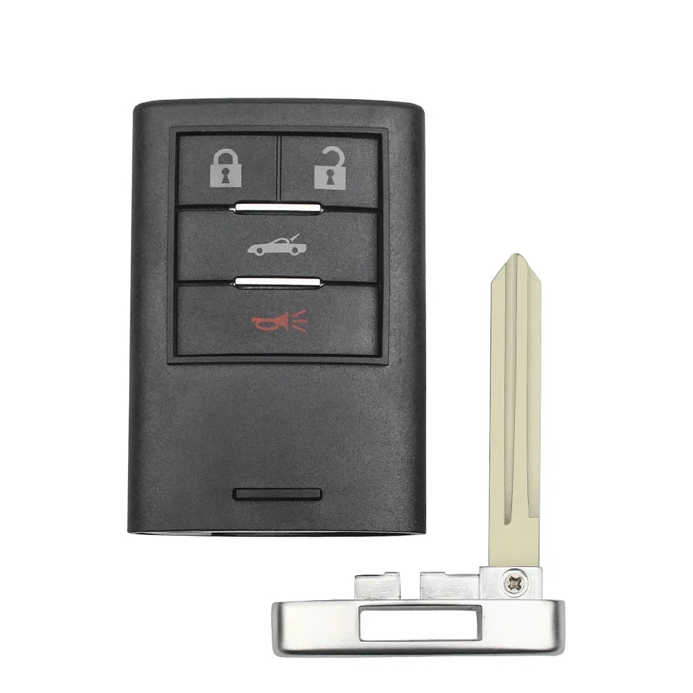 KEYYOU Replacement 4 Buttons Smart Remote Key Shell For Cadillac CTS XTS DTS SRX 2008-2013 Blackbox Automotive Diagnostics