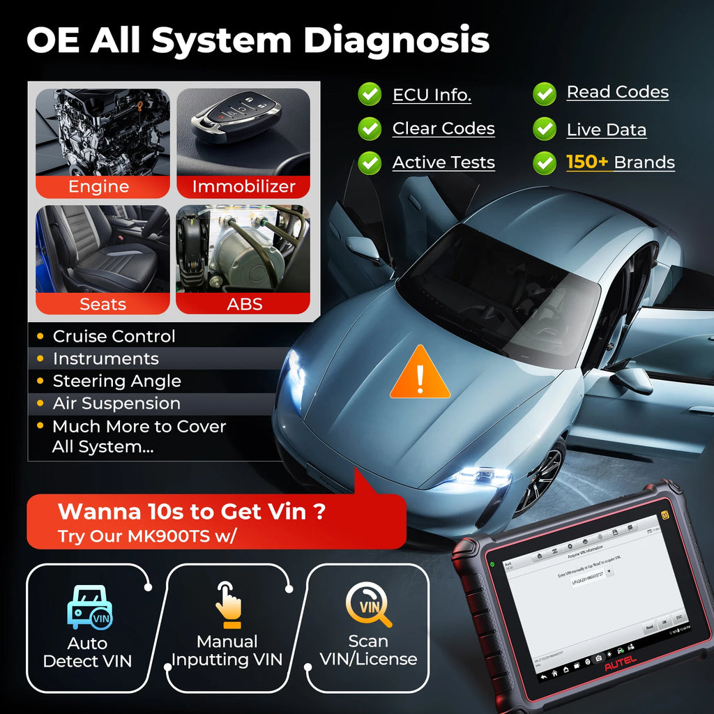 Autel MaxiCOM MK900TS TPMS Relearn Tool