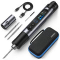 FNIRSI HS-03 Wireless Soldering Iron 10W Rechargeable Portable Soldering Iron 100-450℃ Adjustable Professional Soldering Kit Blackbox Automotive Diagnostics
