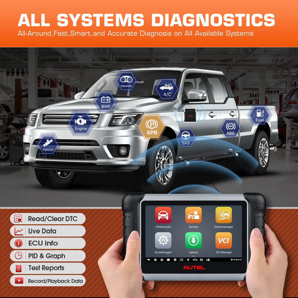 Autel MK808BT PRO Bidirectional Diagnostic Scanner