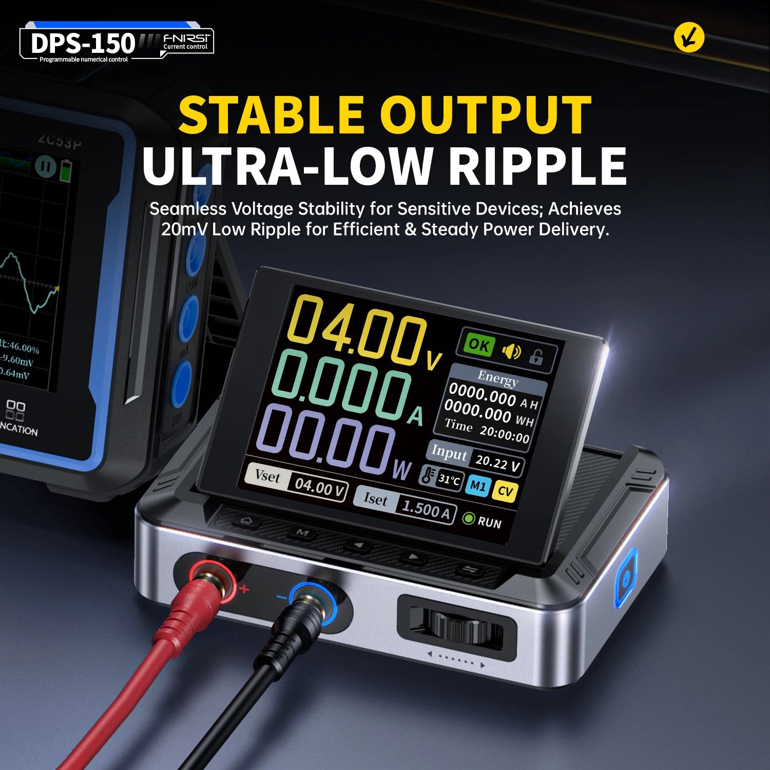 FNIRSI DPS-150 Programmable CNC DC Switching Power Supply 30V 5A Adjustable Voltage Regulator Laboratory Bench Power Supply Blackbox Automotive Diagnostics