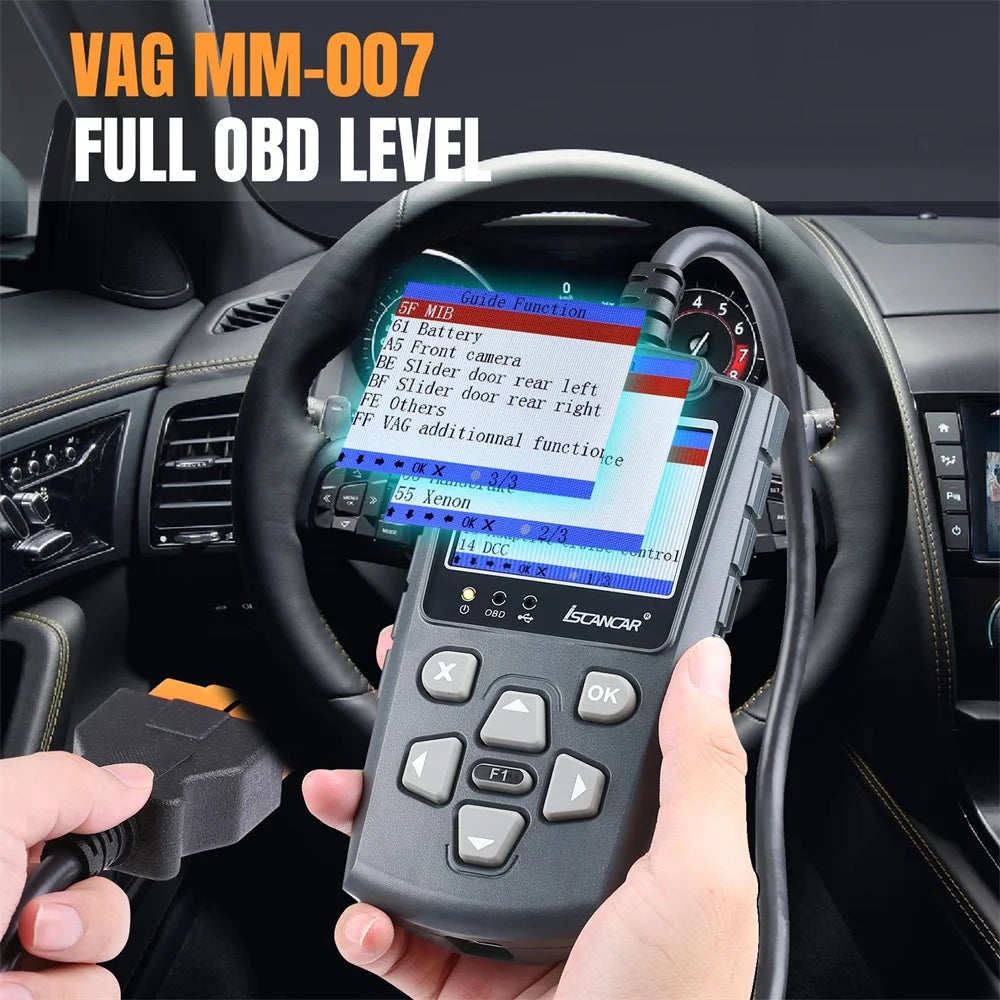 Xhorse Iscancar MM007 MM-007 Diagnostic and Maintenance Tool Support Offline Refresh for Audi/Skoda/Seat Blackbox Automotive Diagnostics