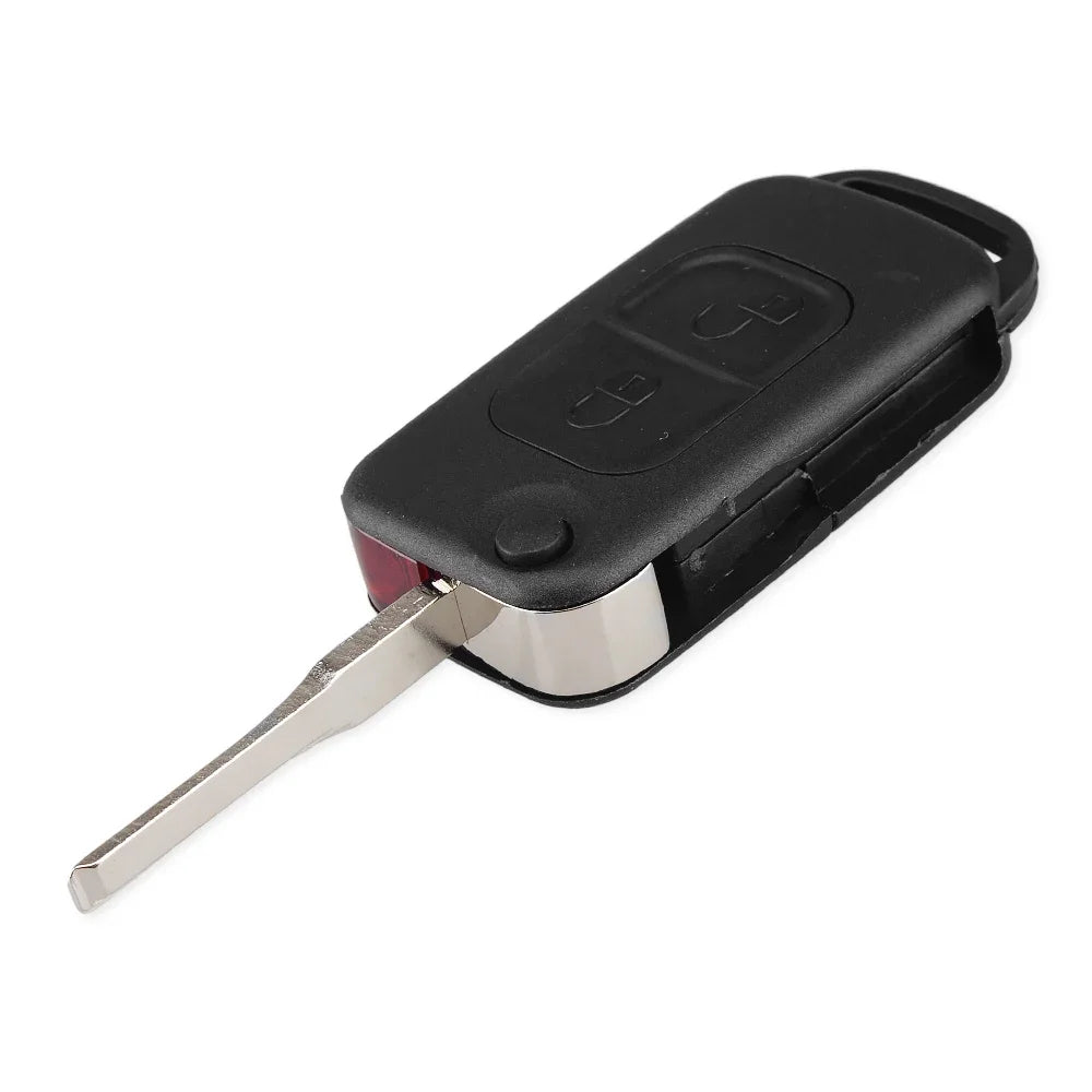 KEYYOU 1/2/3/4 Button Flip Folding Car Remote Key shell For Mercedes Benz SLK E113 A C E S W168 W124 W202 W203 Auto Key Case Blackbox Automotive Diagnostics