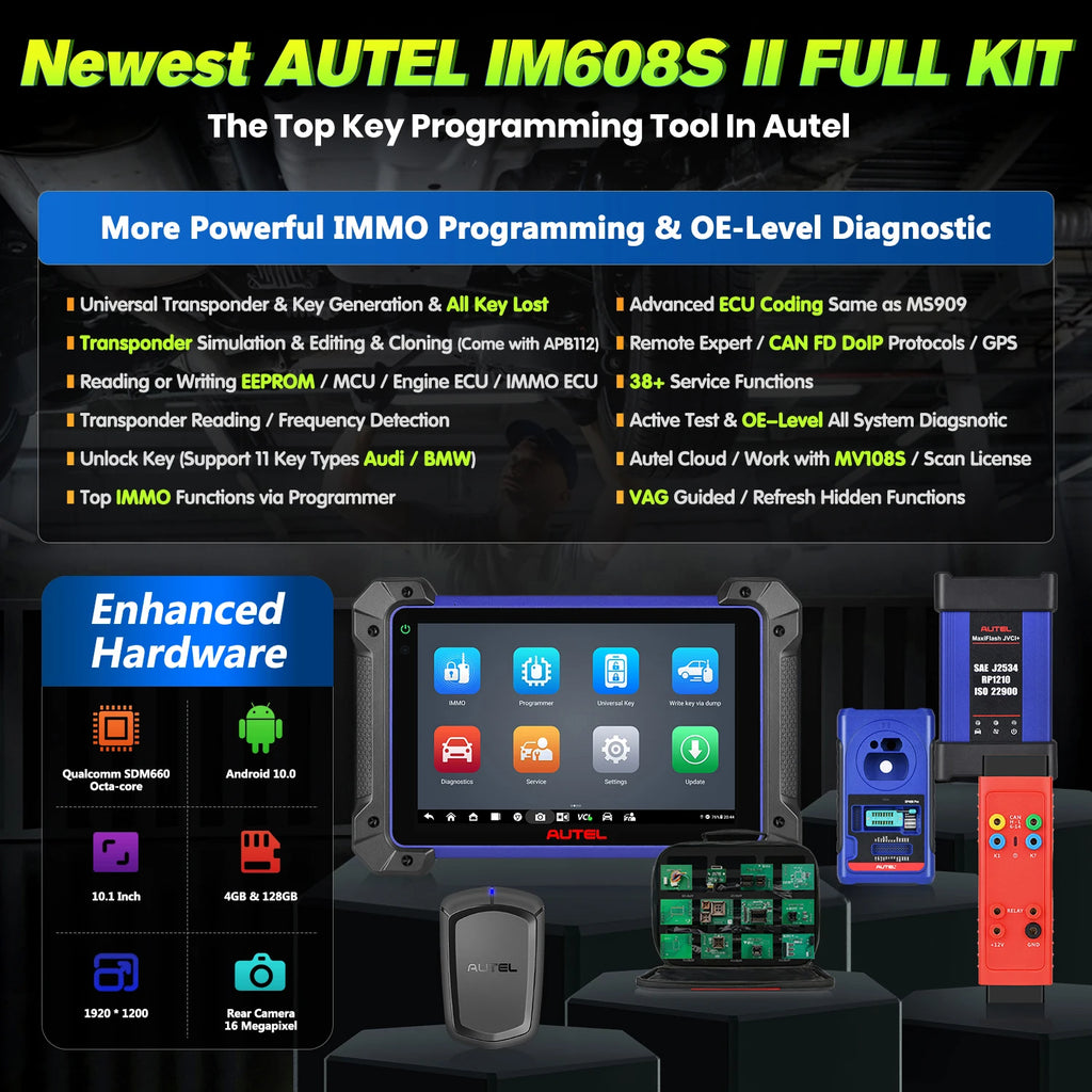 Autel MaxiIM IM608S II Key Programmer and Immobilizer Tool