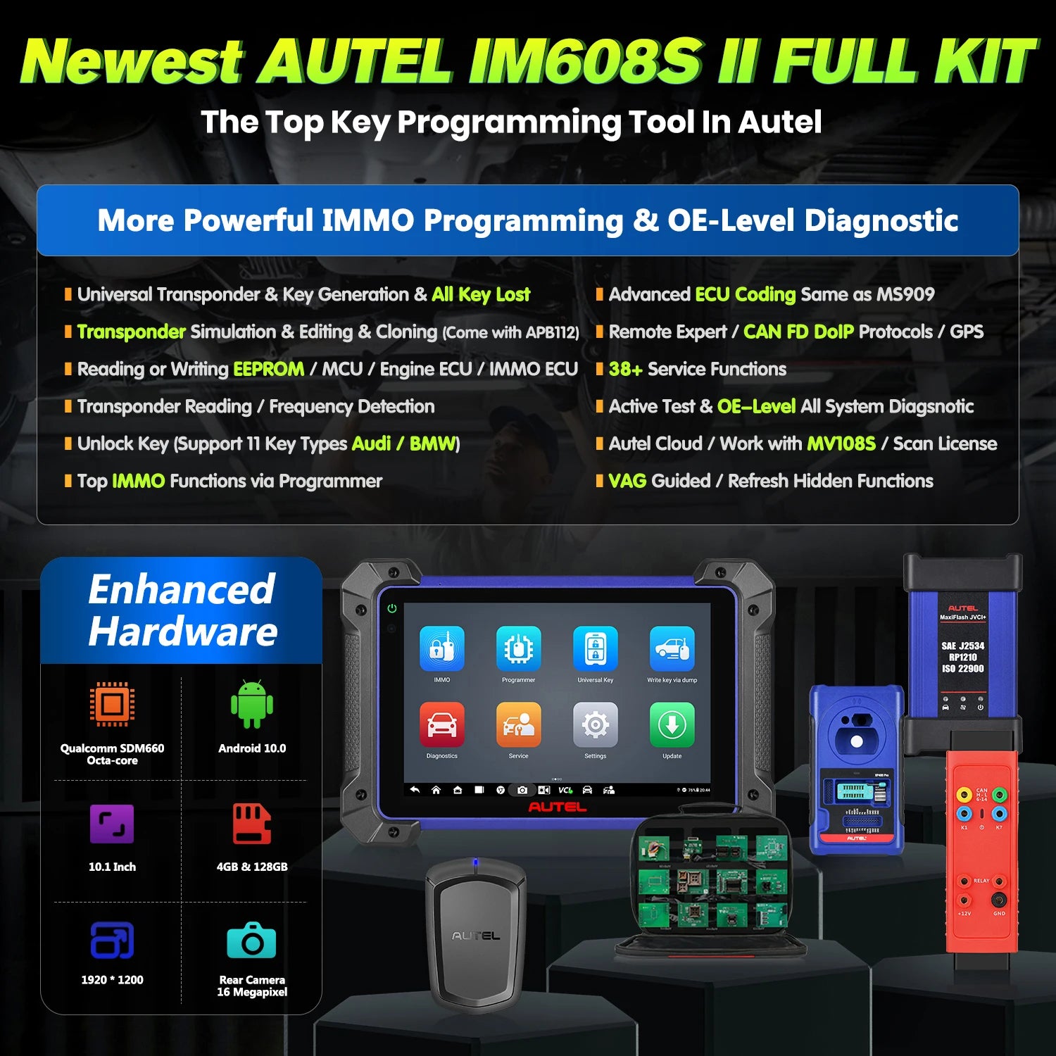 Autel MaxiIM IM608S II Key Programmer and Immobilizer Tool