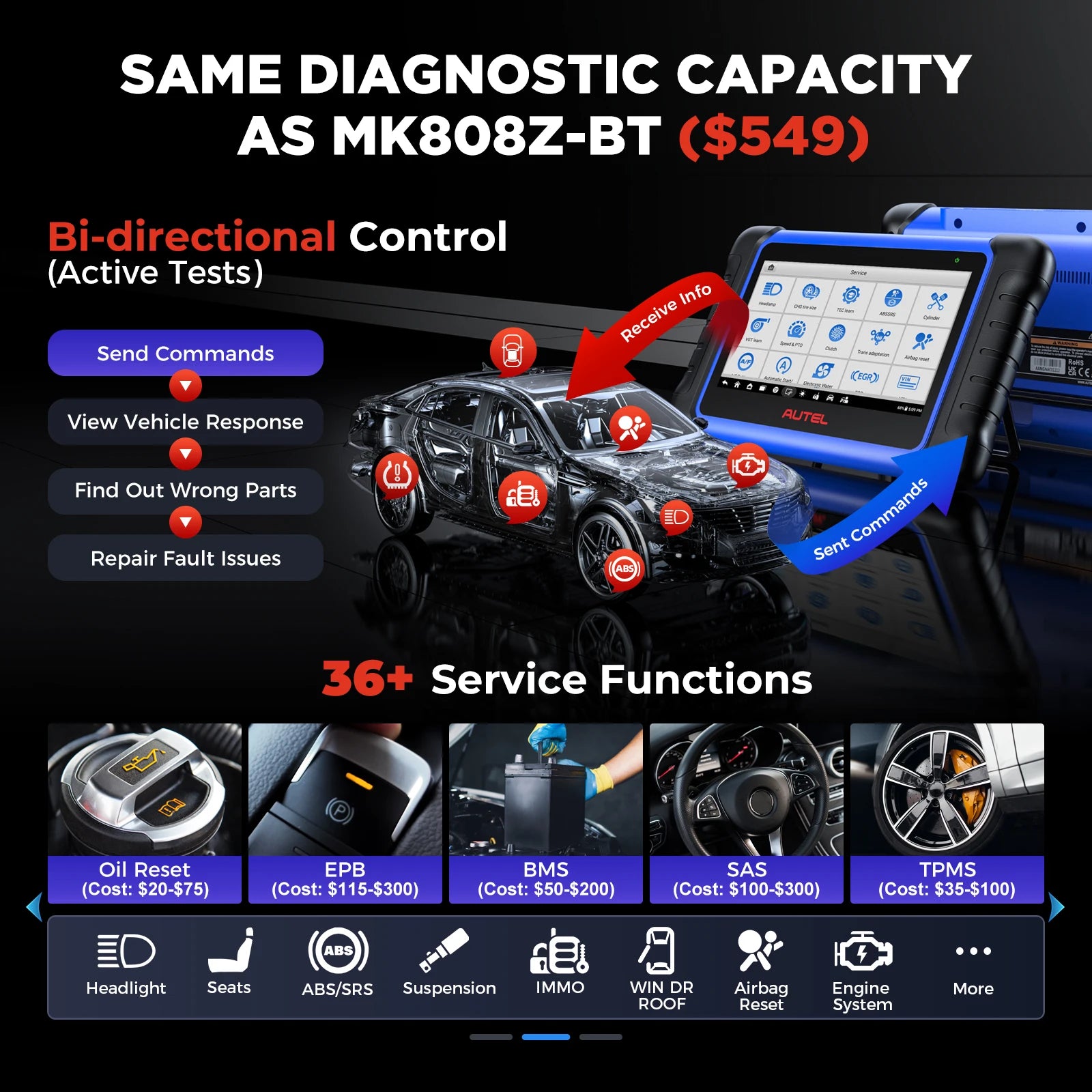 Autel MaxiIM IM508S Key Programmer and Immobilizer Tool