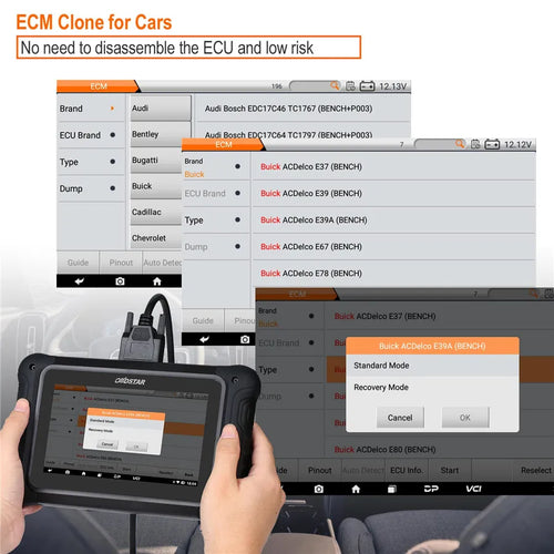 2026 Full Version OBDSTAR DC706 ECU Tool for Car and Motorcycle with ECM+TCM+BODY ECU Clone by OBD or BENCH Blackbox Automotive Diagnostics