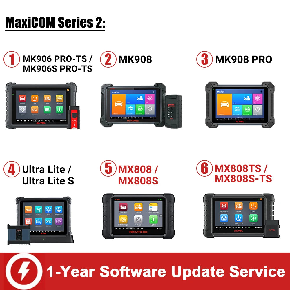 Autel MK808BT Software Update Service