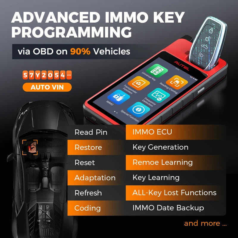 Autel MaxiIM KM100E Key Programmer and Immobilizer Tool