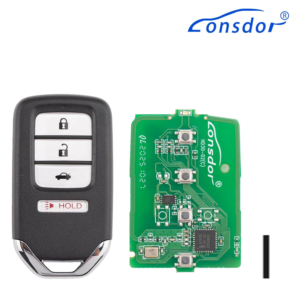 Lonsdor for HONDA HD30 Series Keys for CIVIC/ ACCORD/ CR-V/ ODYSSEY/ HR-V.etc ID46 ID47 ID4A 2013-2025 50+ Models Blackbox Automotive Diagnostics