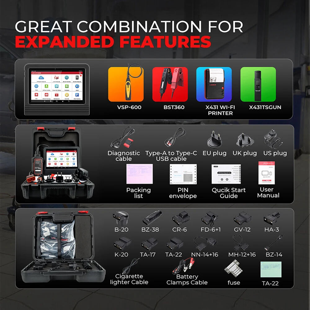 Launch X431 Bidirectional Diagnostic Scanner