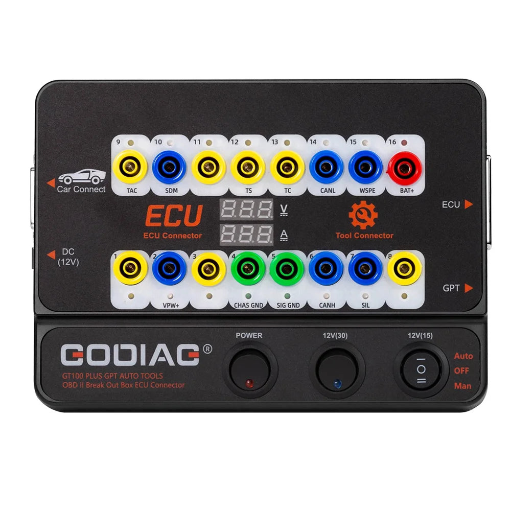 GODIAG GT100 PLUS GPT ENET DOIP 24V-12V AUTO TOOLS OBD II Break Out Box ECU Connector Can Choose GT100 or GT100+ Blackbox Automotive Diagnostics