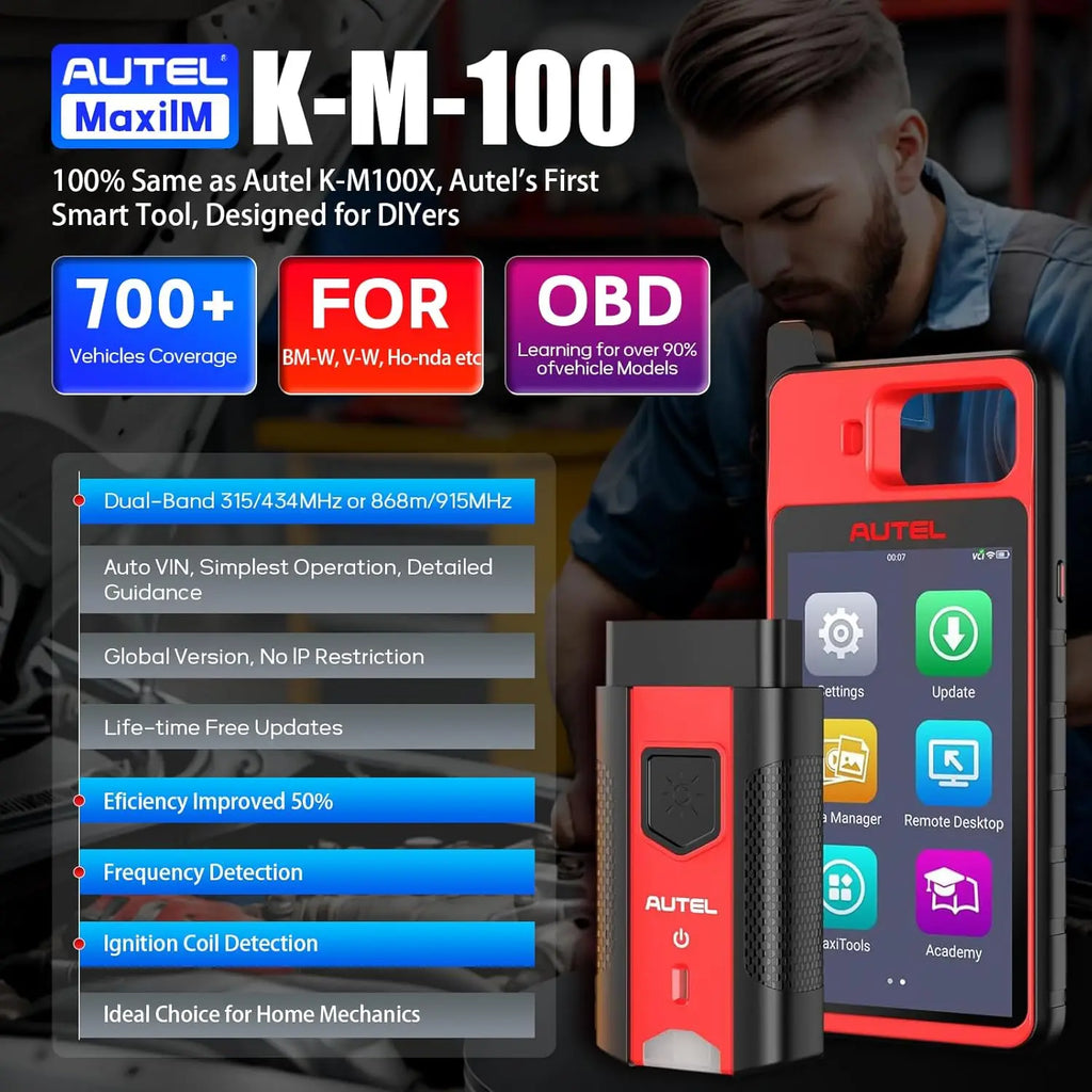 Autel MaxiIM KM100 Key Programmer and Immobilizer Tool