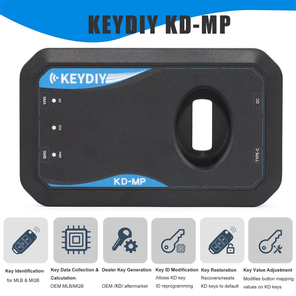 KEYDIY KD-MP Add Keys for MLB & MQB Systems Key Identification/ Data Collection/ Calculation Blackbox Automotive Diagnostics