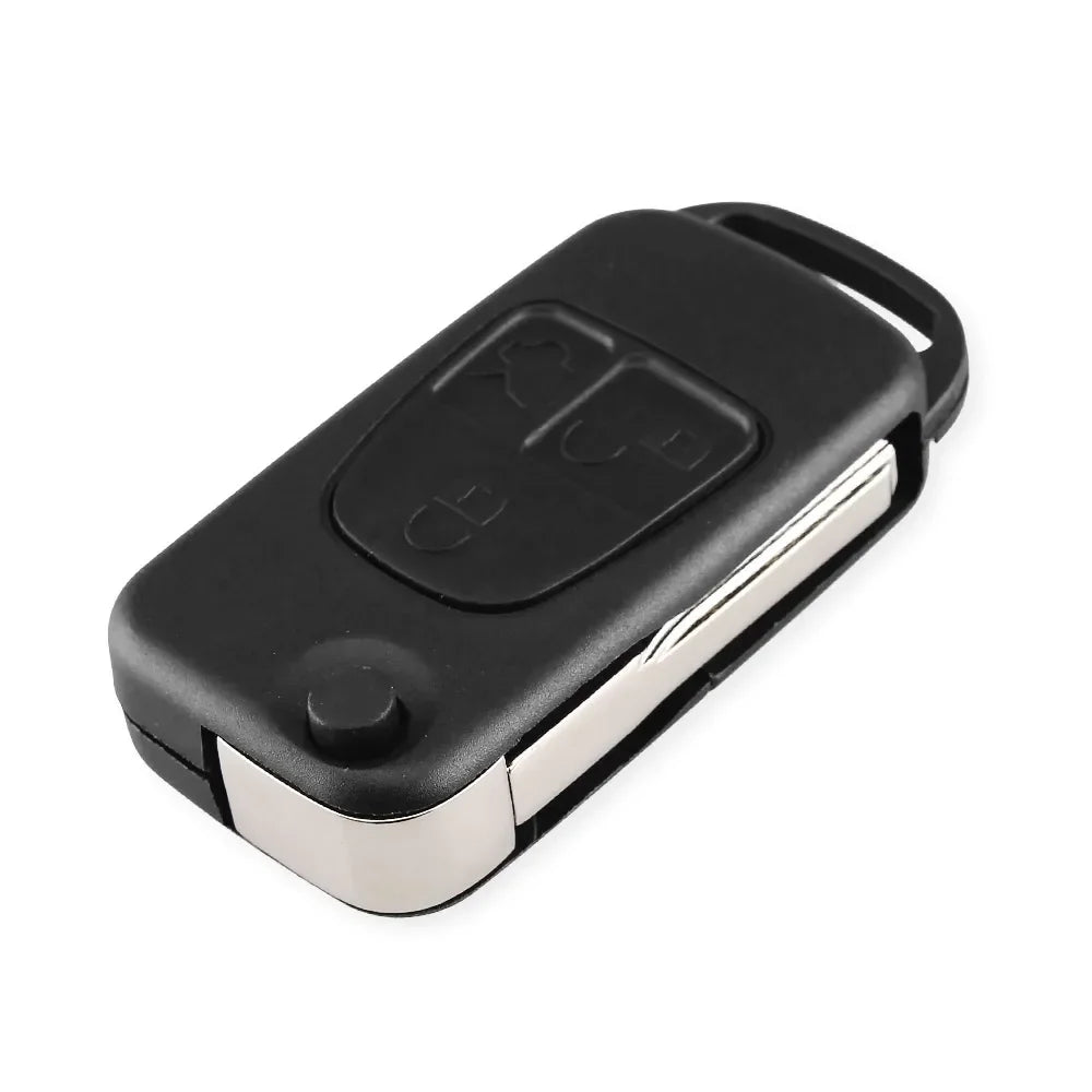 KEYYOU 1/2/3/4 Button Flip Folding Car Remote Key shell For Mercedes Benz SLK E113 A C E S W168 W124 W202 W203 Auto Key Case Blackbox Automotive Diagnostics