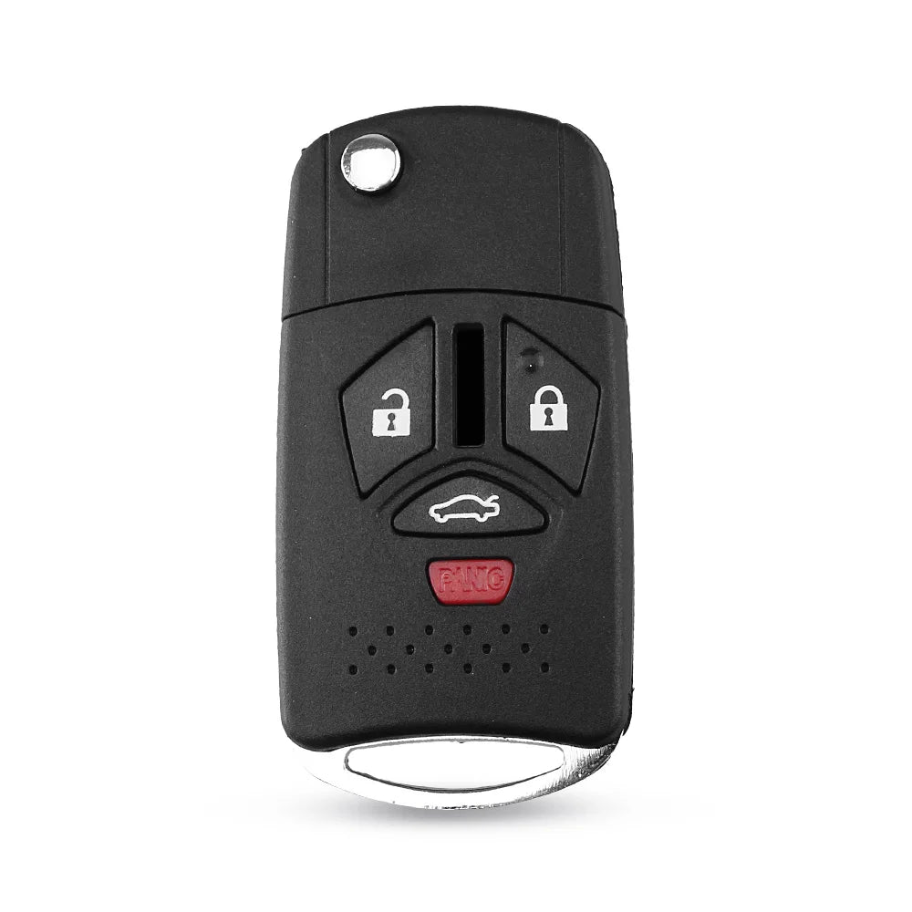 KEYYOU Modified Remote Flip Folding Key Shell Case Keyless Fob Fit For Mitsubishi Galant Eclipse Lancer 3/4 Buttons Blackbox Automotive Diagnostics