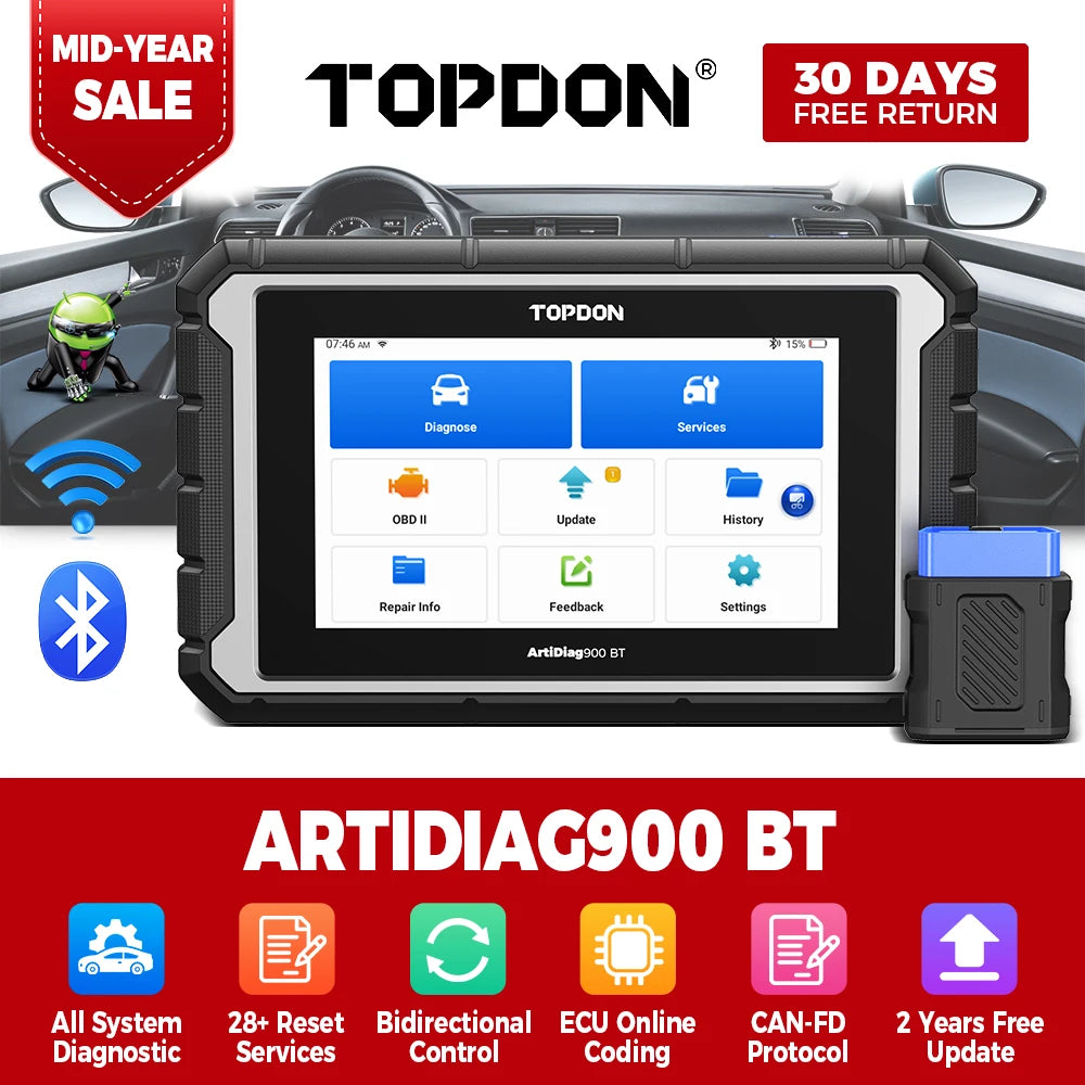 Topdon Bidirectional Diagnostic Scanner