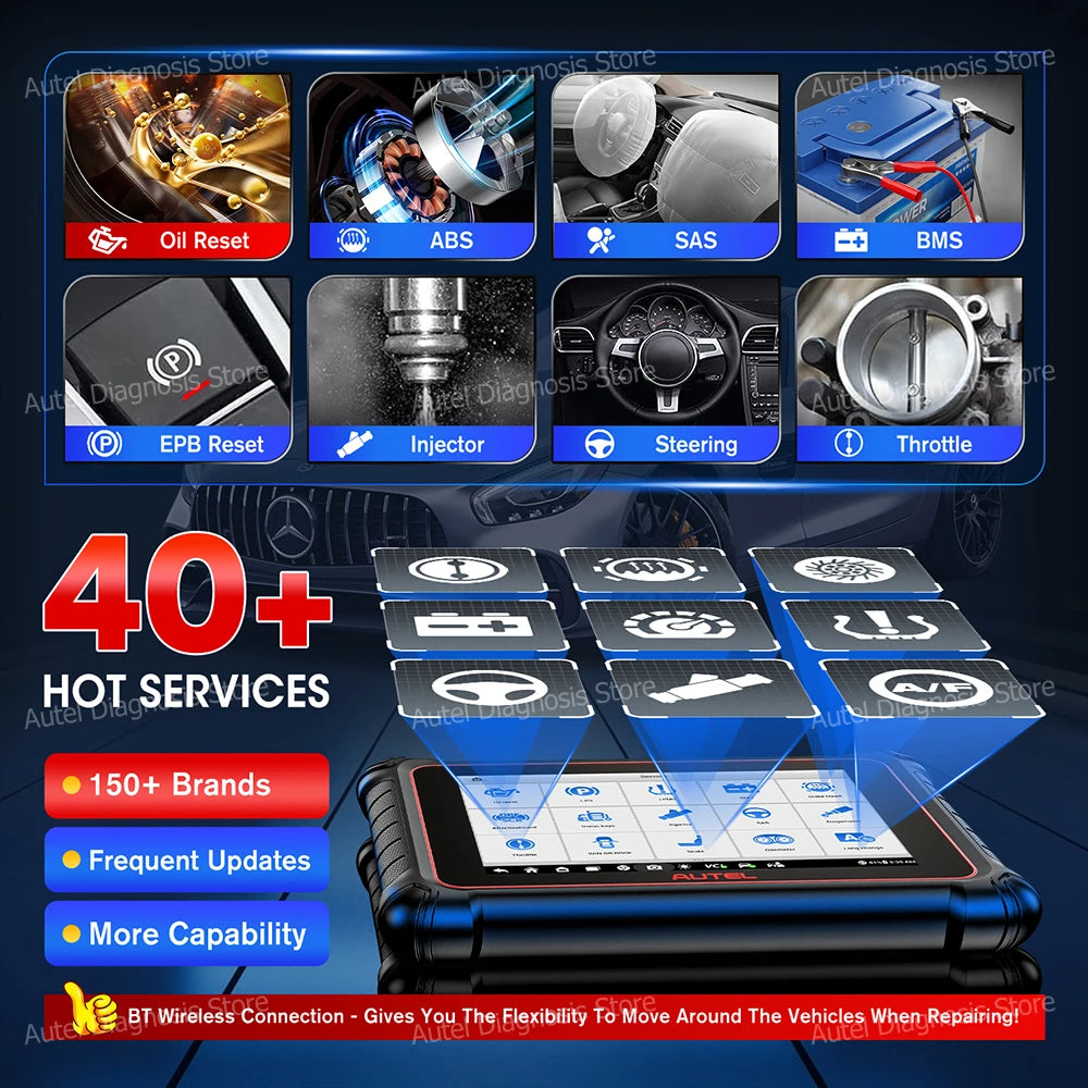 Autel MaxiCOM MK900-BT Bidirectional Diagnostic Scanner