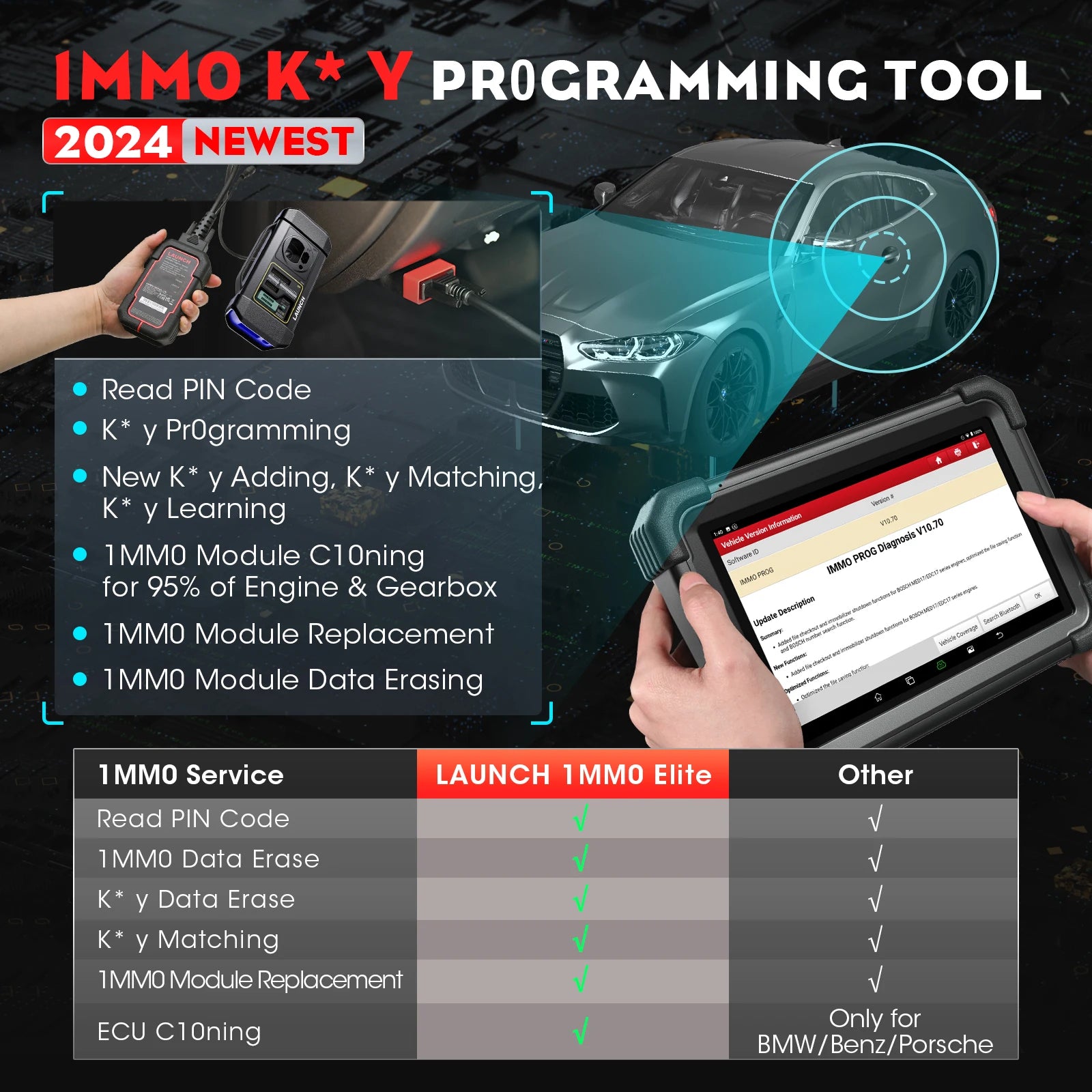 Launch X431 Key Programmer and Immobilizer Tool
