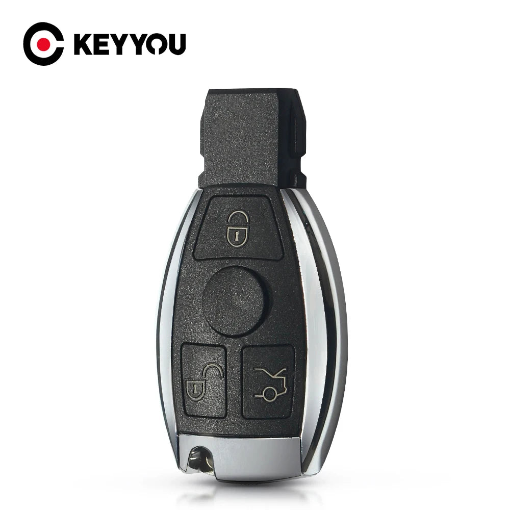 KEYYOU Smart Remote Key Shell Fob For Mercedes Benz Year 2000+ NEC and BGA Style 3 Buttons Key Case Blackbox Automotive Diagnostics