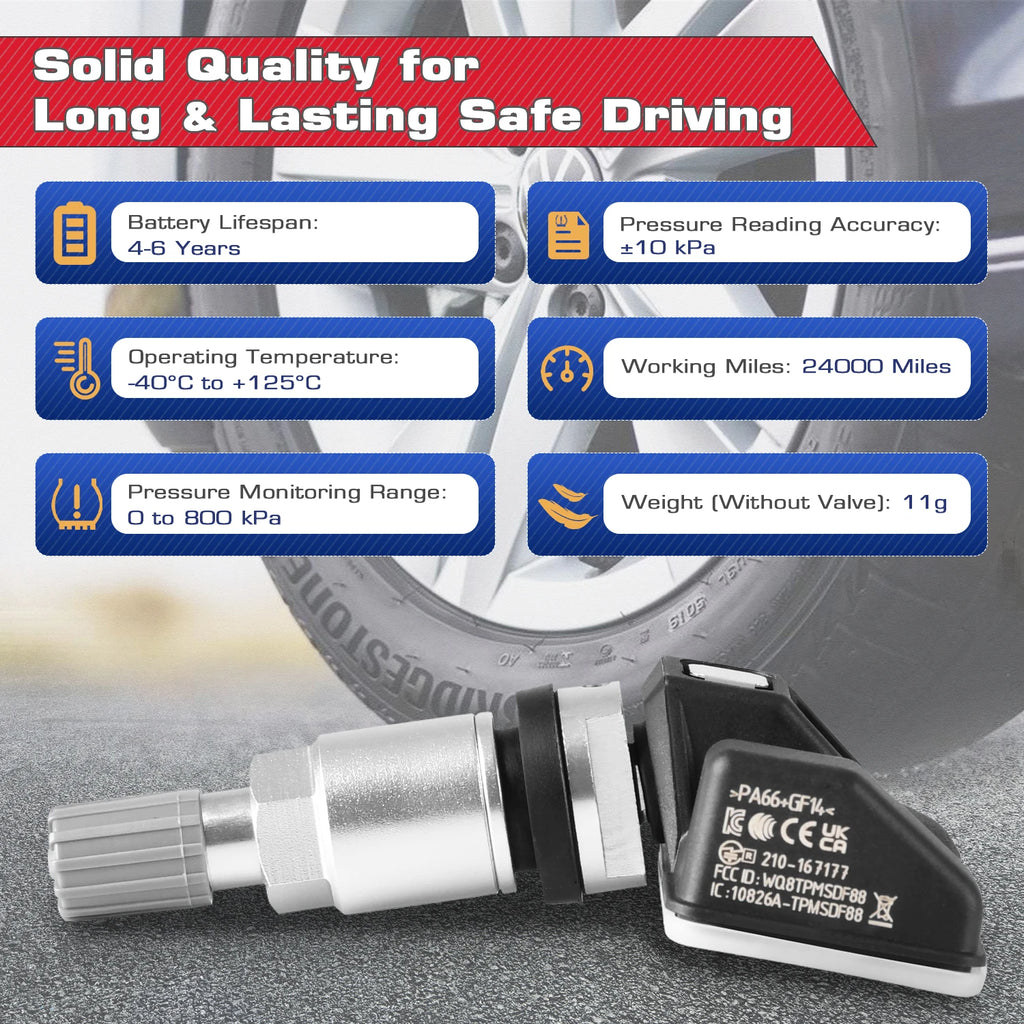 2026 Newest Autel TPMS Sensor 2in1 MX-Sensor Tire Repair Tools TPMS Sensor Programing W/ TS501 TS508 AUTEL 433 MHZ 315MHZ EU US Blackbox Automotive Diagnostics