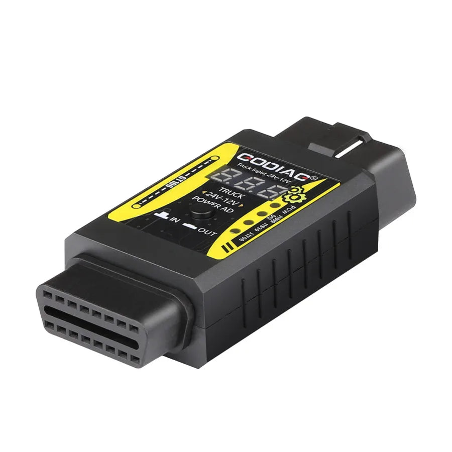 Godiag GT106 PLUS  24V to 12V Heavy Duty Truck Adapter for X431 for Truck Converter Heavy Duty Vehicles Diagnosis Blackbox Automotive Diagnostics