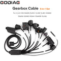 GODIAG Gearbox Cable 9-in-1 Set for V-A-G for DL501/VL300/ VL381/ DQ250/ DQ381/ DQ400E/ DQ200/DQ500/ DQ380 / V30 Blackbox Automotive Diagnostics