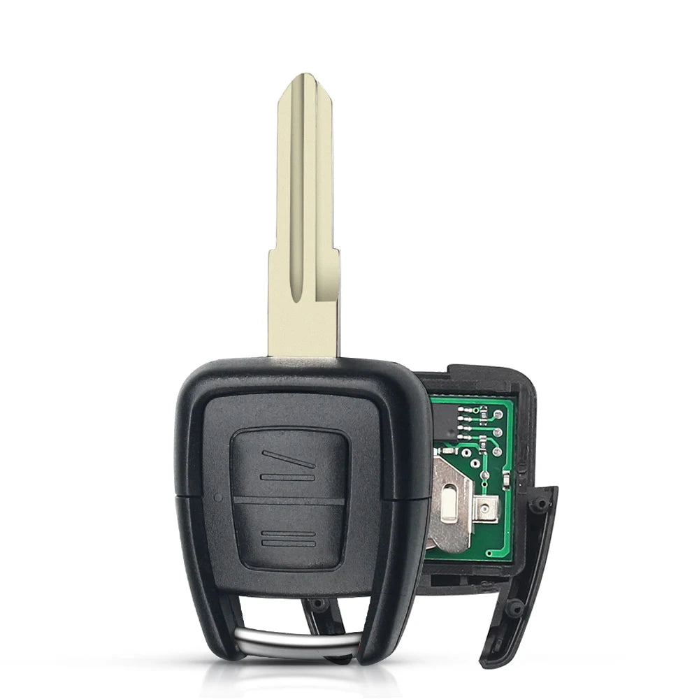 KEYYOU 1PCS 433.92MHz 433Mhz Remote Control Car Key 2 Buttons Fob For Opel Zafira Astra A / G BOSCH TS ASTRA 1999-2005 Keys Blackbox Automotive Diagnostics