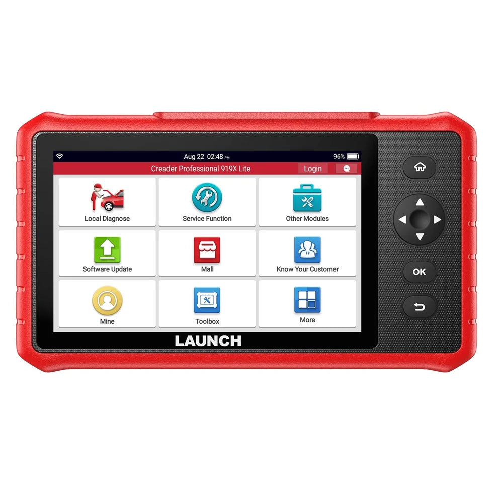 LAUNCH CRP919X Lite Global Version Support 31 Special Functions Full OBD II Functions Automatically Identify VIN Code Blackbox Automotive Diagnostics