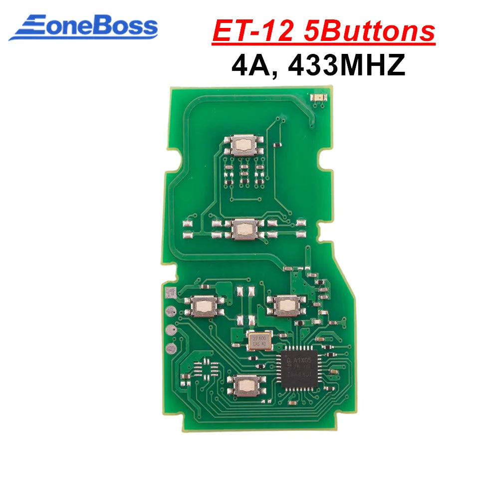 EONEBOSS ET-12 ET-13 ET12 ET13 PCB Board 4A 433MHZ for Toyota/Lexus/Subaru Near-OEM Smart Key Blackbox Automotive Diagnostics