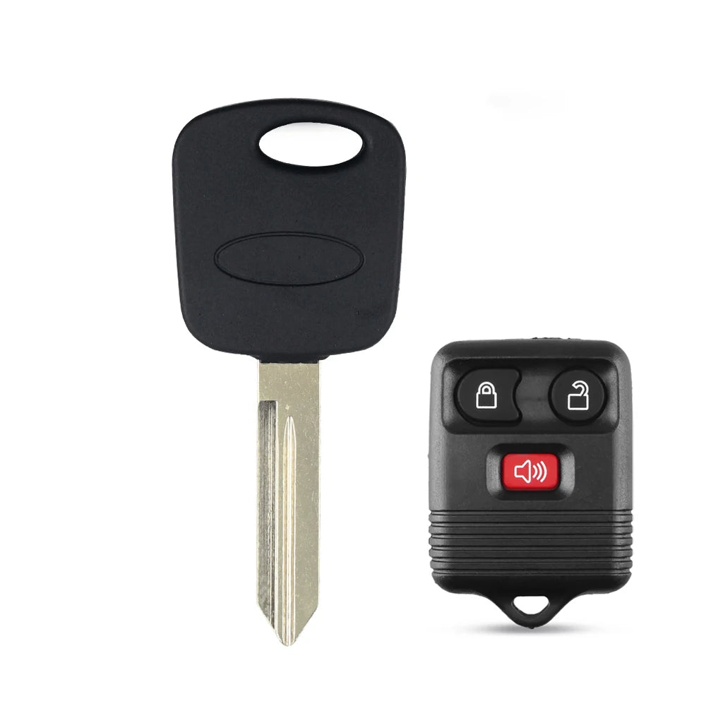 KEYYOU For Ford Escape Focus Expedition Explorer Fusion Mustang Taurus Transponder Car Key Shell Case Fob Remote Key Shell Cover Blackbox Automotive Diagnostics