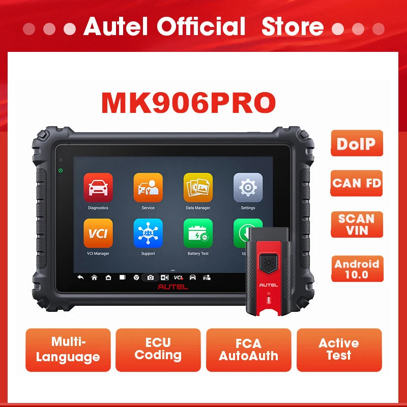 Autel MaxiCOM MK906PRO Bidirectional Diagnostic Scanner