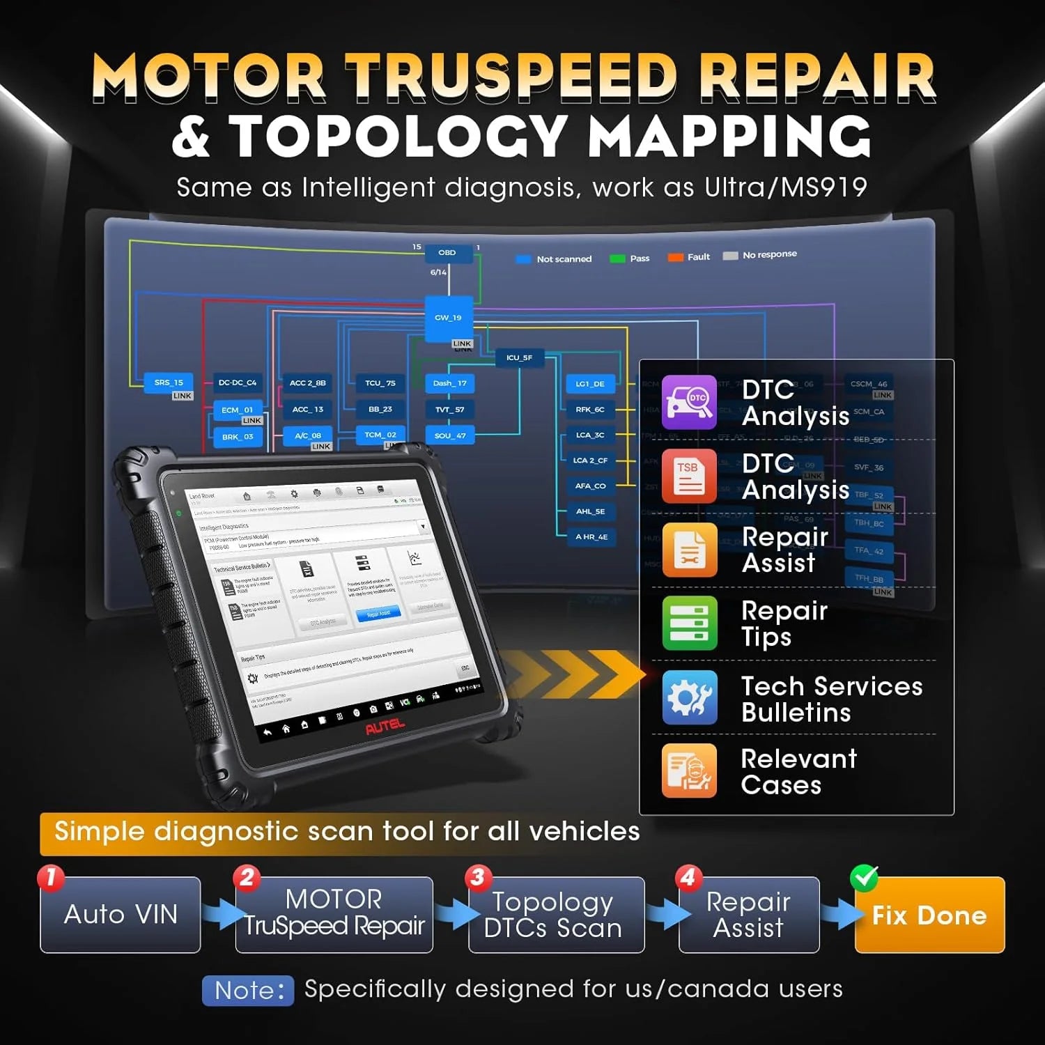 Autel Ultra Lite S Automotive Diagnostic Scanner — image 4
