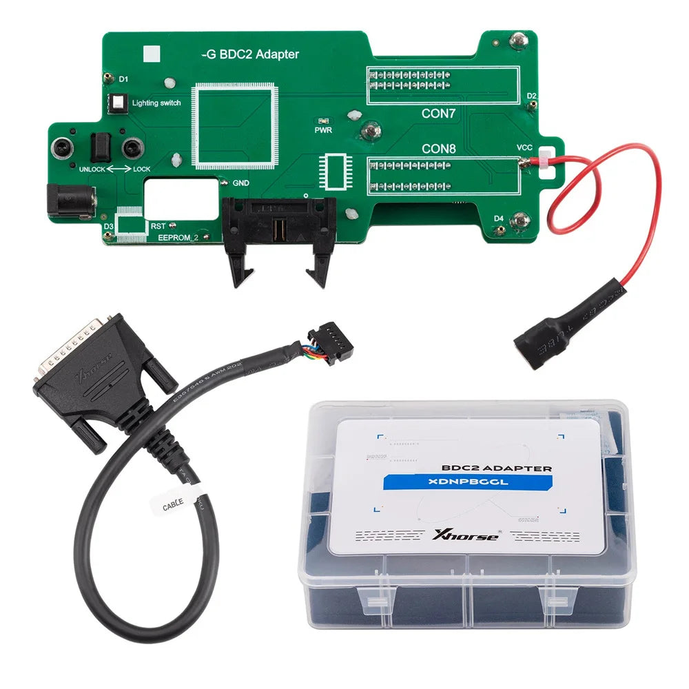 Xhorse for BMW G Series BDC2 Solder-Free Adapter work with VVDI2, Key Tool MIDI, VVDI Key Tool Plus Can Choose License or Not Blackbox Automotive Diagnostics