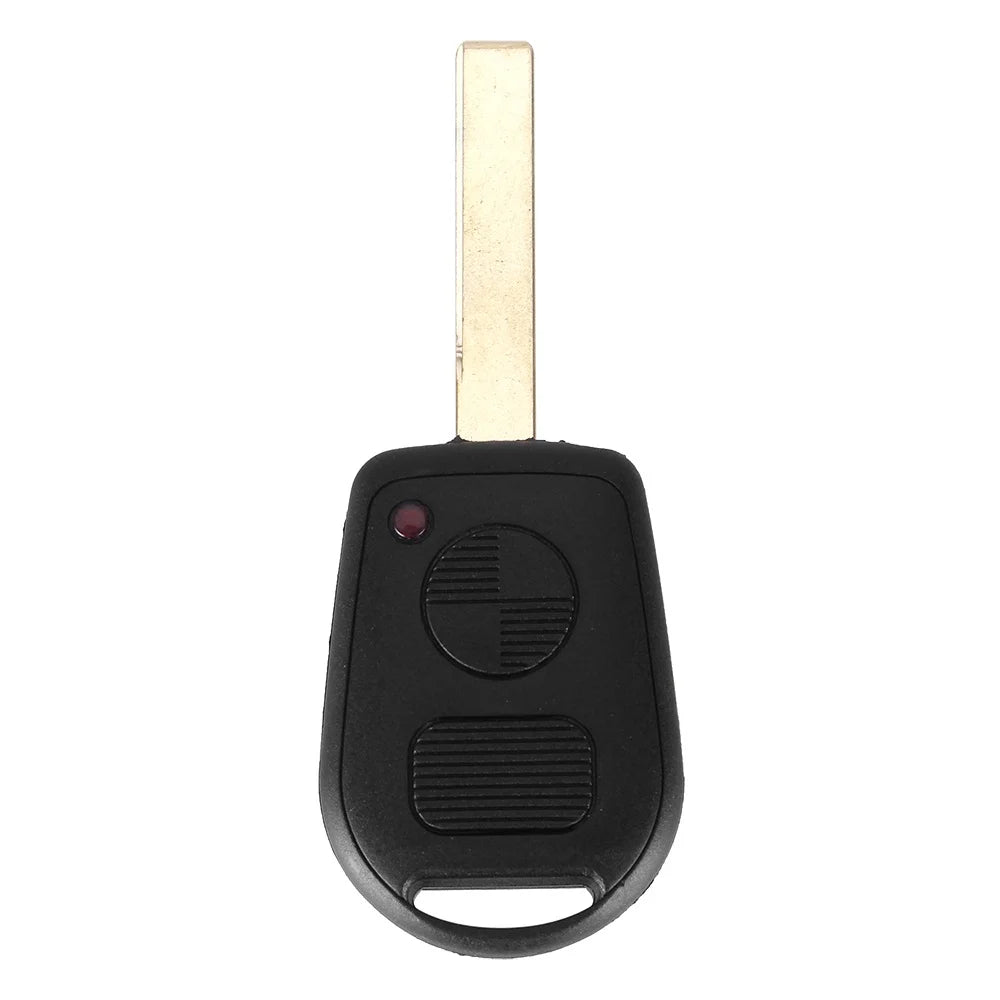 KEYYOU 3 Button Uncut Blade Car Key Replacement Remote Key Case Shell for BMW E31 E32 E34 E36 E38 E39 E46 Z3 Fob Uncut key case Blackbox Automotive Diagnostics