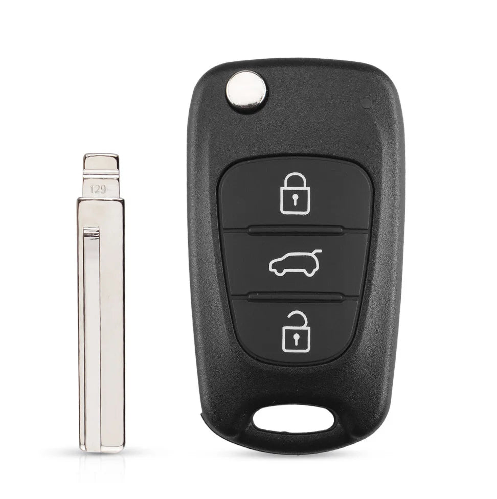 KEYYOU Flip Folding Remote Auto Car Key Shell For Kia Rio 3 Picanto Ceed Cerato Sportage K2 K3 K5 Soul For Hyundai Key Case Blackbox Automotive Diagnostics