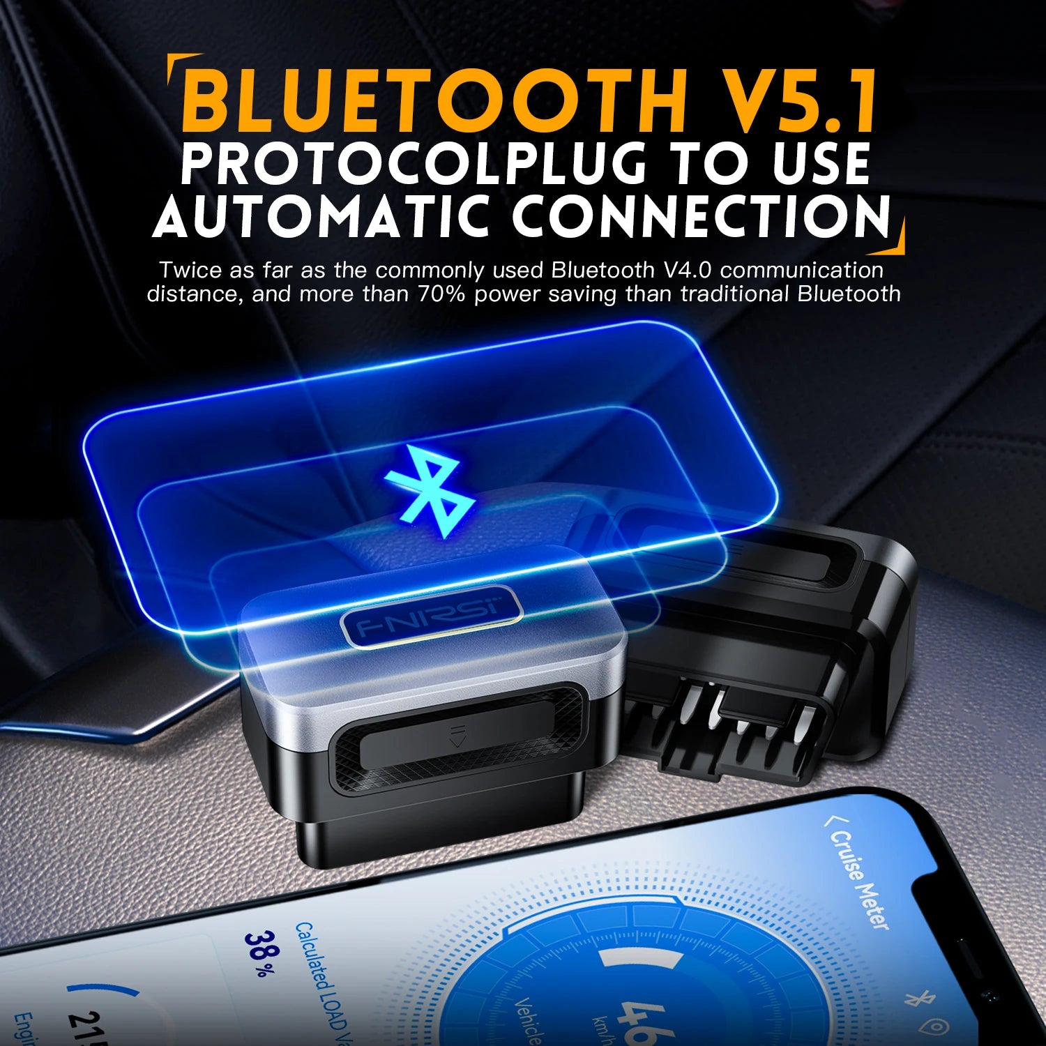 FNIRSI FD10 Car OBD2 Scanner Code Reader Clear Error OBD Diagnostic — image 5