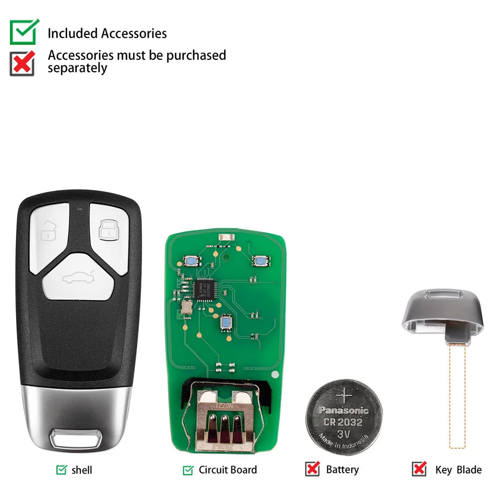 KEYDIY KD ZB26-3 Remote Key — Audi — image 2