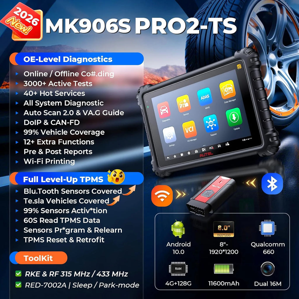 Autel MaxiCOM MK906(S) Pro TPMS Relearn Tool