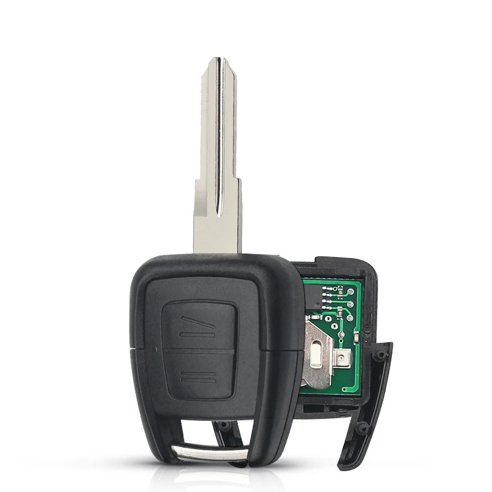 KEYYOU 1PCS 433.92MHz 433Mhz Remote Control Car Key 2 Buttons Fob For Opel Zafira Astra A / G BOSCH TS ASTRA 1999-2005 Keys Blackbox Automotive Diagnostics