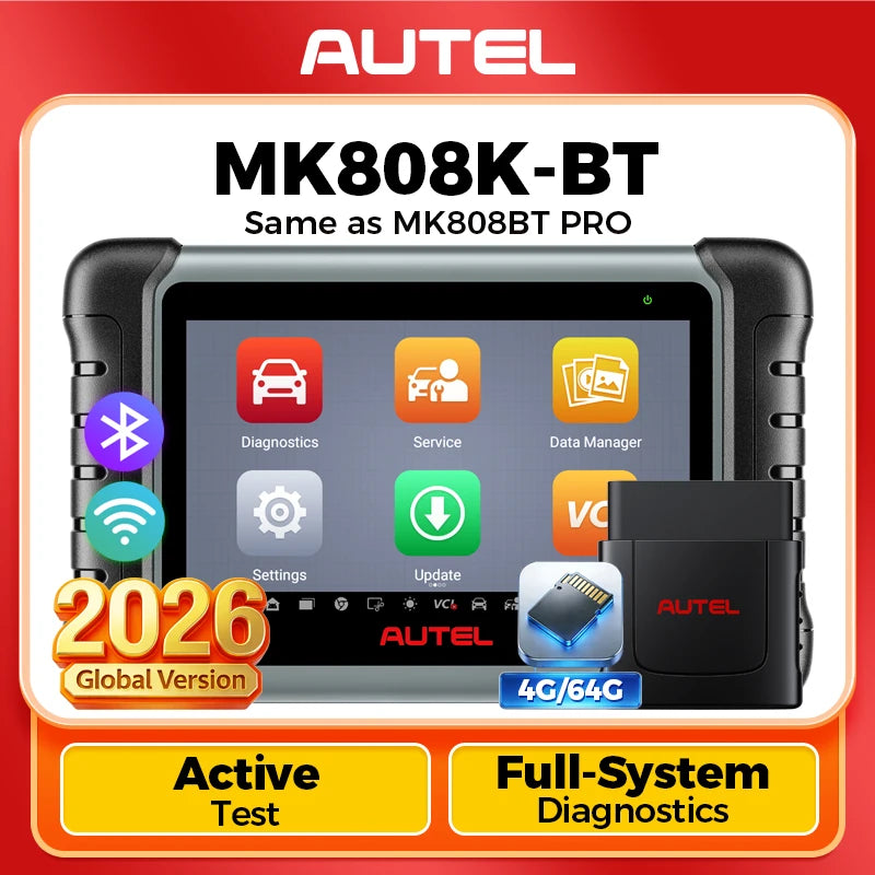 Autel MaxiCOM MK808K-BT Bidirectional Diagnostic Scanner