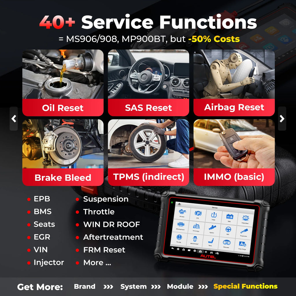 Autel MaxiCOM MK900 Bidirectional Diagnostic Scanner