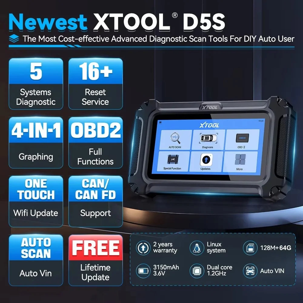 Xtool D5S Automotive Diagnostic Scanner — image 2