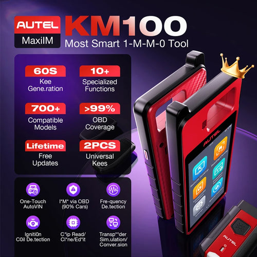 Autel KM100 Key Programmer and Immobilizer Tool