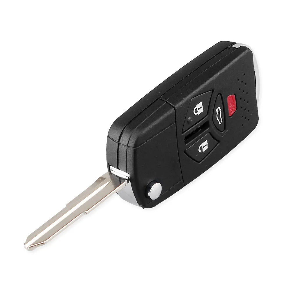 KEYYOU Modified Remote Flip Folding Key Shell Case Keyless Fob Fit For Mitsubishi Galant Eclipse Lancer 3/4 Buttons Blackbox Automotive Diagnostics