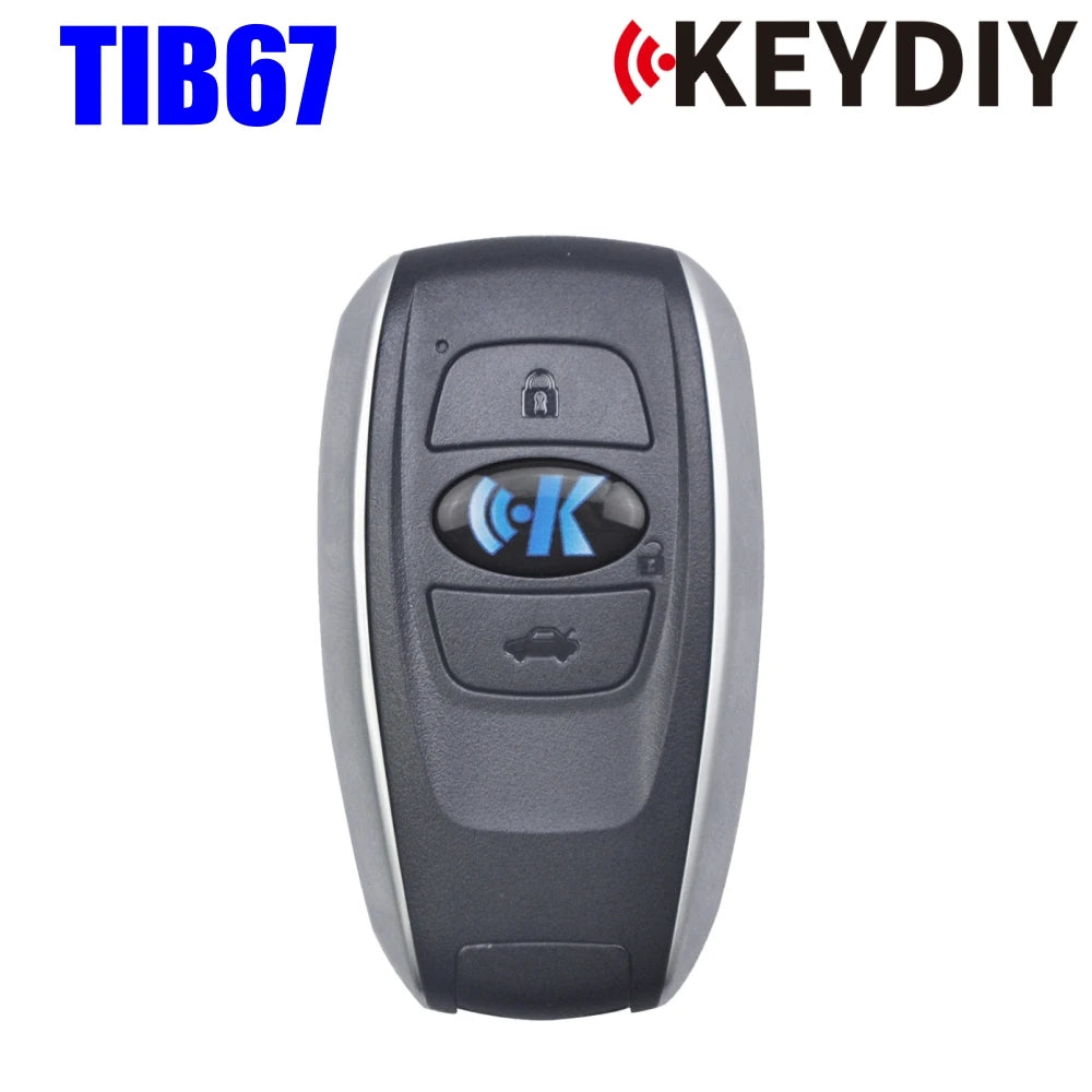 KEYDIY TIB67 Smart Key 3 Buttons With 8A 4D Chip Type Transponder For Subaru 1PC/2PCS/5PCS Blackbox Automotive Diagnostics