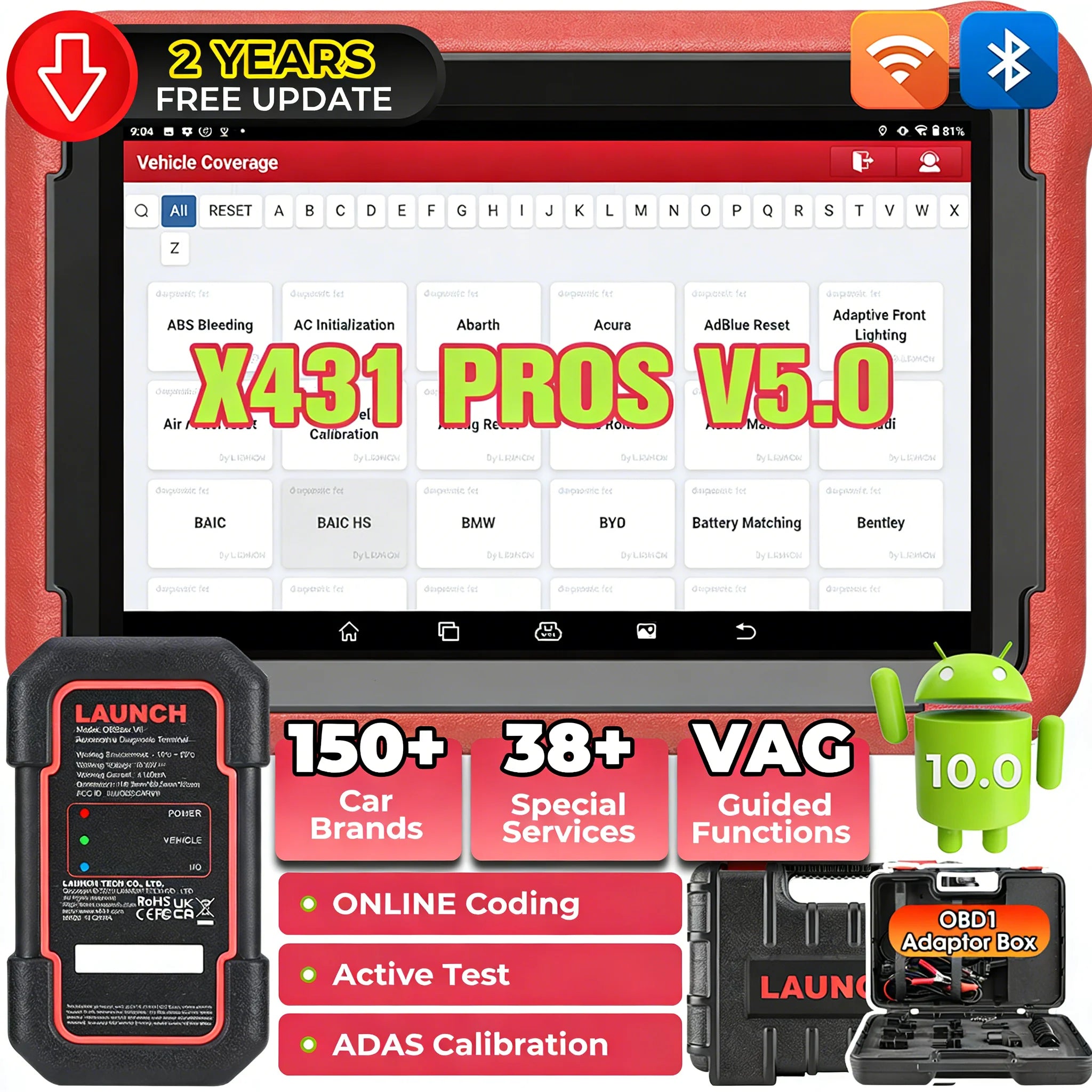 Launch X431 Bidirectional Diagnostic Scanner