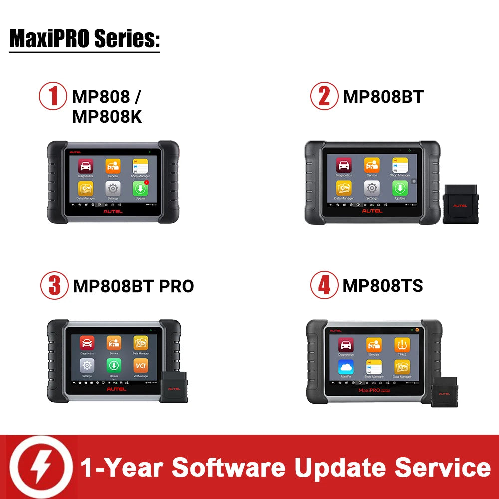 Autel MK808BT Software Update Service