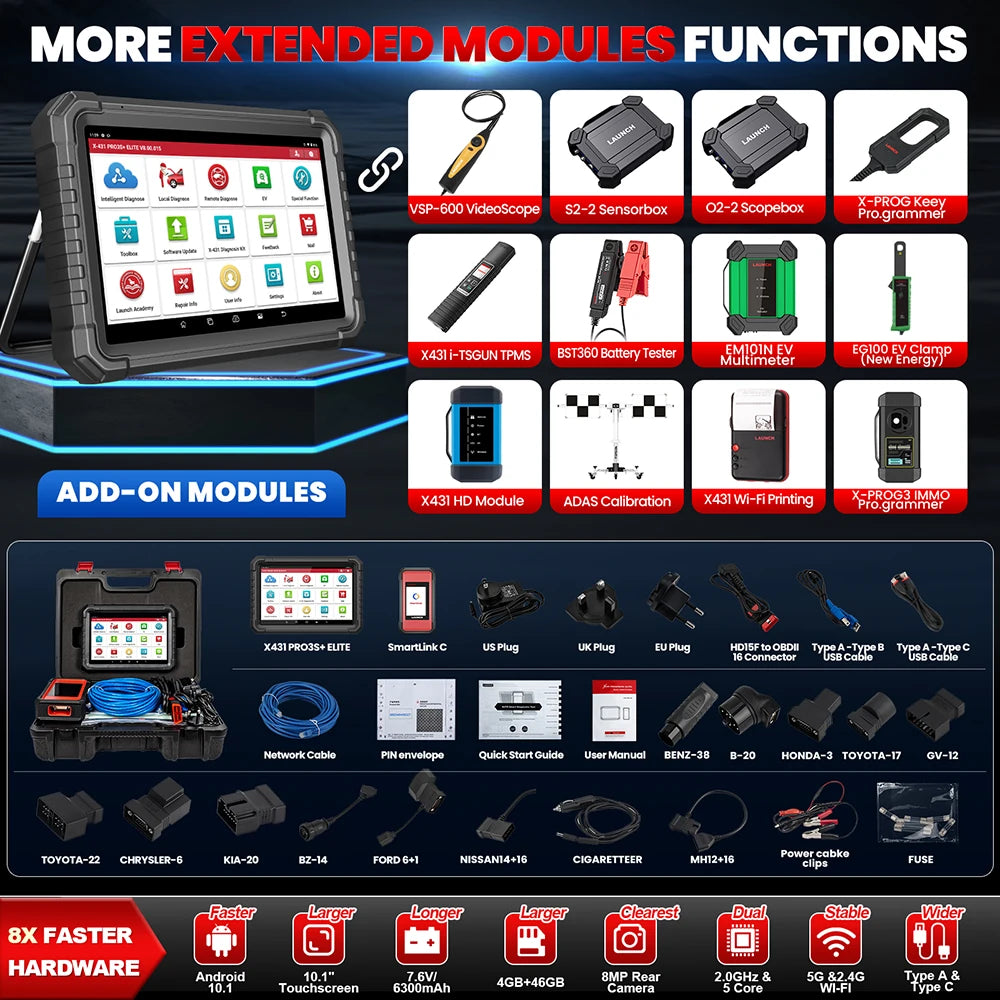 Launch X431 Bidirectional Diagnostic Scanner