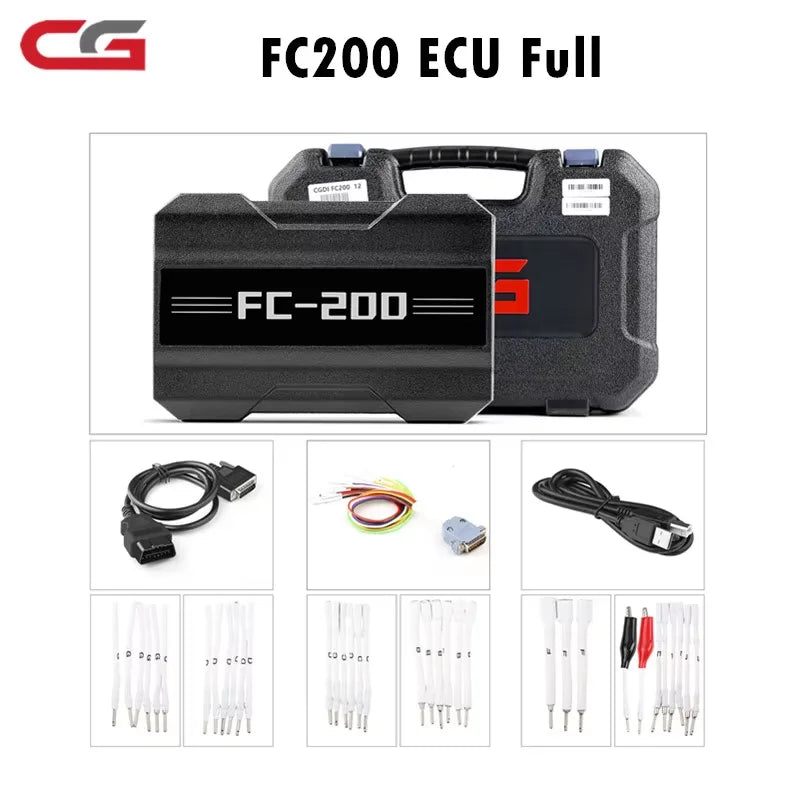 V1.3.4.1 CG FC200 ECU Programmer Full Version Support 4200 ECUs and 3 Operating Modes Upgrade of AT200 Can Choose AT200 Adapter Blackbox Automotive Diagnostics